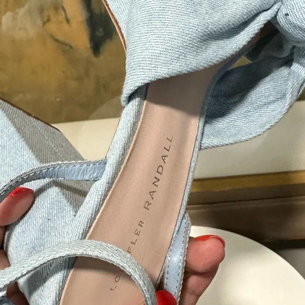 🌹LOEFFLER RANDALL🌹 Roz 120MM Knot Platform Sandals Size: 7.5